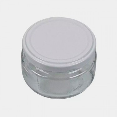 Glas mit Bajonett-Deckel 125 ml