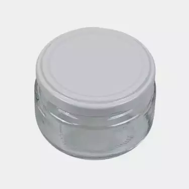 Glas mit Bajonett-Deckel 125 ml