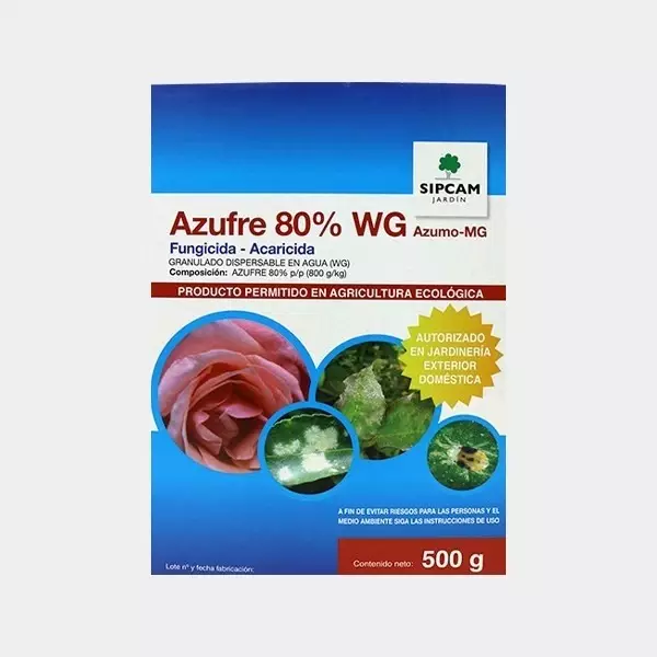 Sicht Sipcam 80% Schwefel als Staubpulver - GB The Green Brand