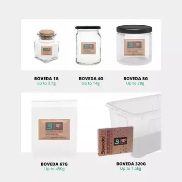 Boveda 58% Beutel für eine perfekte Trocknung - Günstig Wachsen