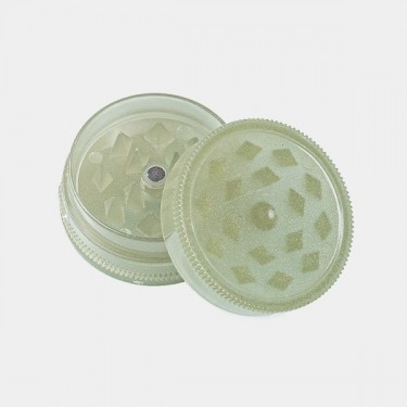 Fluoreszierender Glänzender Acryl-Grinder in 3 Teilen - GB The Green Brand