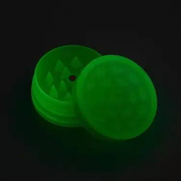 Fluoreszierender Glänzender Acryl-Grinder in 3 Teilen - GB The Green Brand