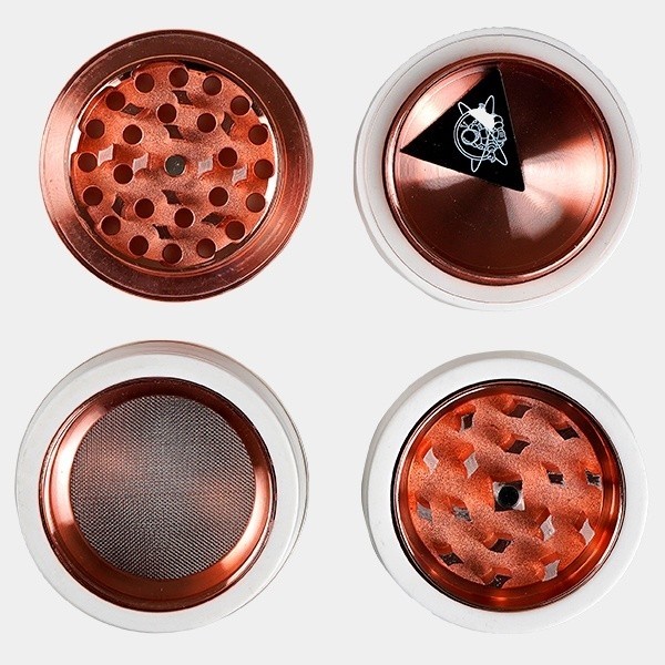Grinder Champ High Porzellanweiß 63 mm - GB The Green Brand