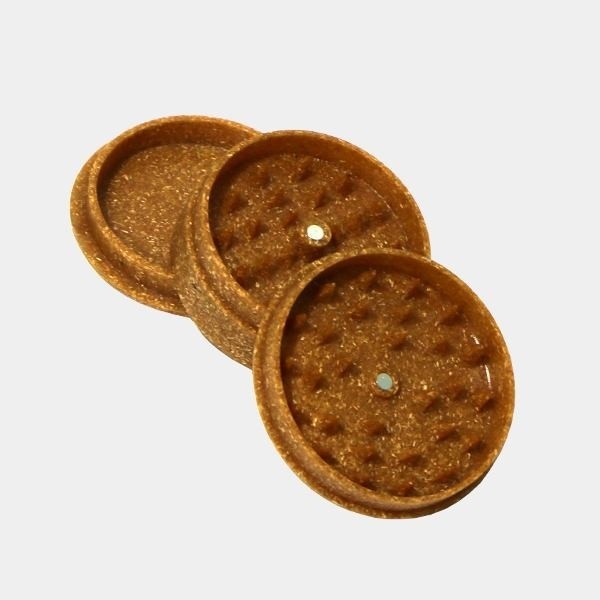 Biologisch abbaubarer Hanf-Grinder mit Behälter - GB