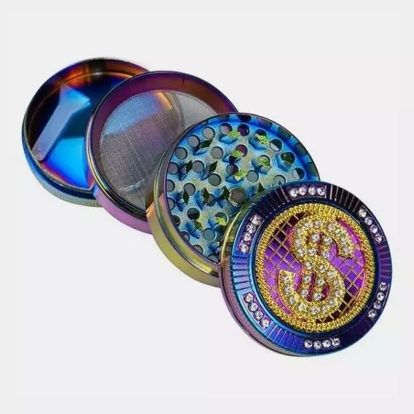 Rainbow Bling Bling Grinder Rainbow Bling Bling Grinder dollar öffnen