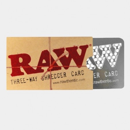 RAW Grinder Card - zum Zerkleinern Ihrer Blüten - GB The Green Brand