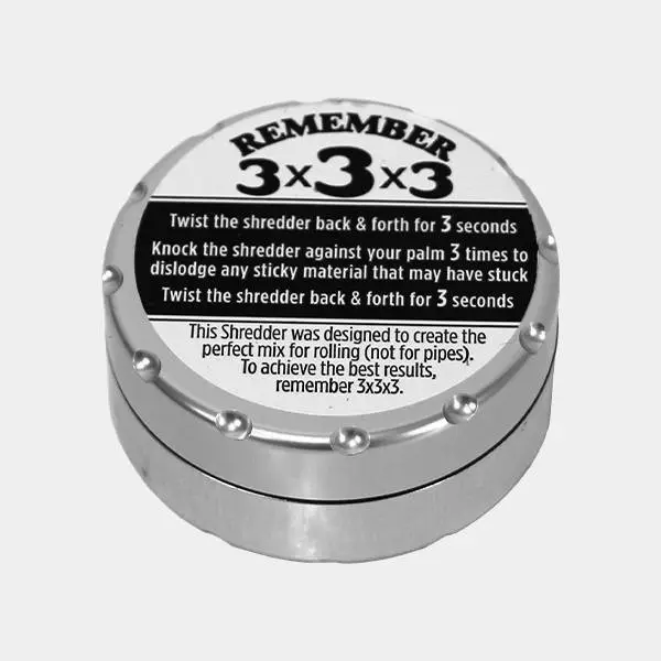 RAW Grinder Super Shredder 2 Teile Aluminium - Grow Günstig