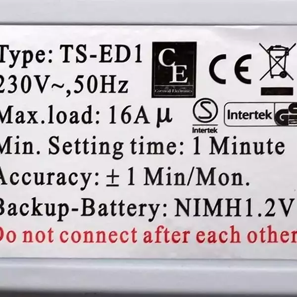 Cornwall Electronic Digital Timer - GB The Green Brand