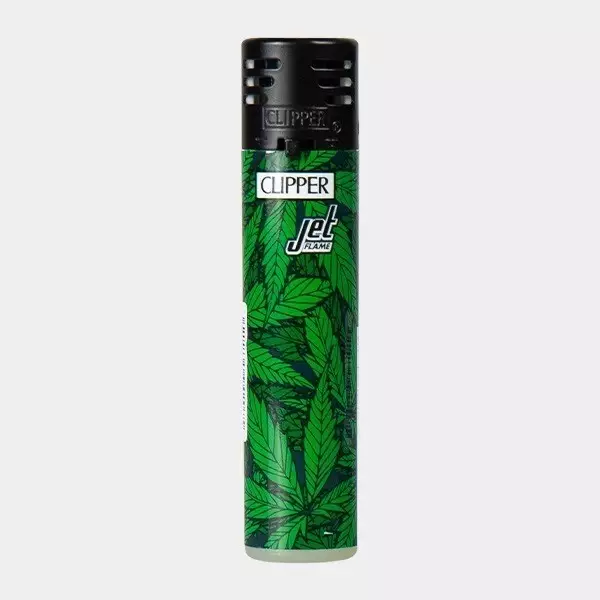 Clipper Feuerzeug Printed Weed Jet Flame - GB The Green Brand