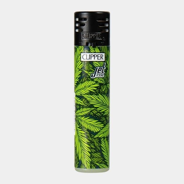 Clipper Feuerzeug Printed Weed Jet Flame 3
