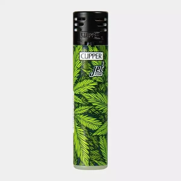 Clipper Feuerzeug Printed Weed Jet Flame 3