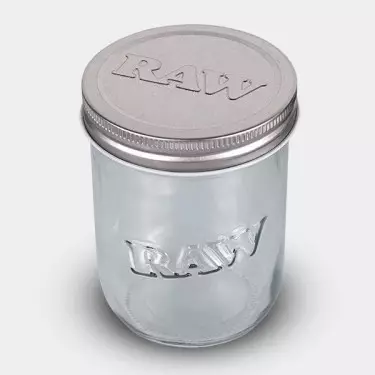 Raw Mason Jar Glasbehälter + Etui - GB The Green Brand