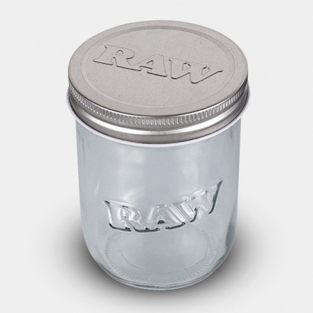 Raw Mason Jar Glasbehälter + Etui - GB The Green Brand