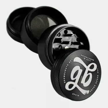 Aluminium Grinder GB 4 Teile 40mm schwarz offen
