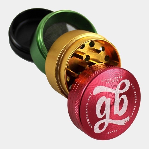 Aluminium Grinder GB 4 Teile 40mm rasta offen