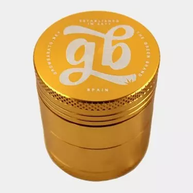 Aluminium Grinder GB 4 Teile 40mm gelb
