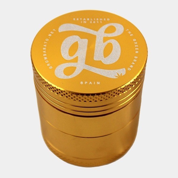 Aluminium Grinder GB 4 Teile 40mm gelb