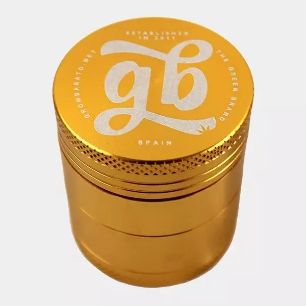 Aluminium Grinder GB 4 Teile 40mm gelb