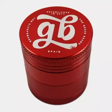 Aluminium Grinder GB 4 Teile 40mm rot