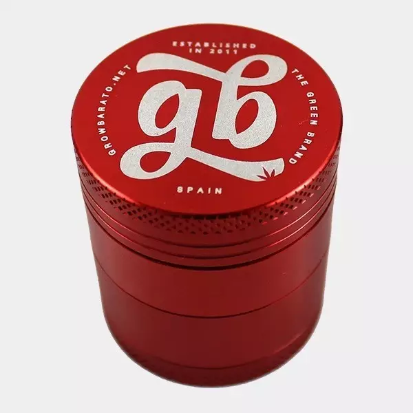 Aluminium Grinder GB 4 Teile 40mm rot
