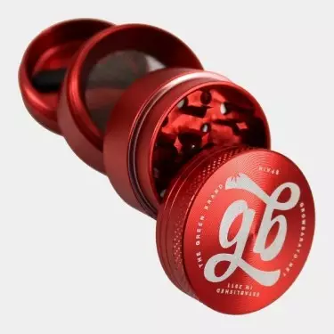 Aluminium Grinder GB 4 Teile 40mm rot offen