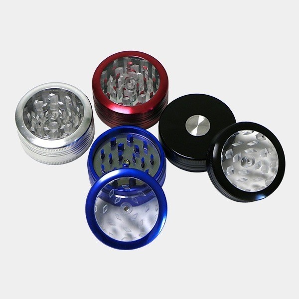 View Grinder mit farbigem Knopf - GB The Green Brand