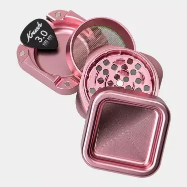 Krush Kube 3.0 Aluminium-Grinder offen