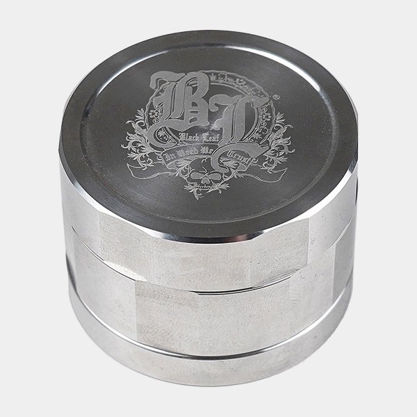 Deluxe Edelstahl-Grinder Schwarz Blatt