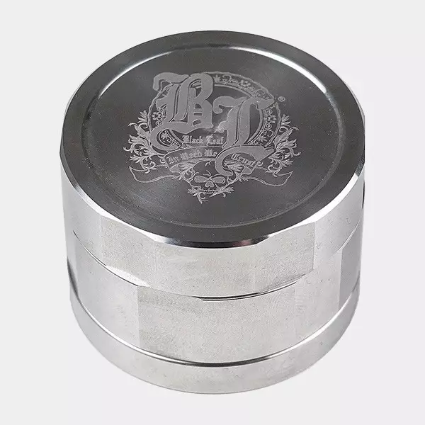 Deluxe Edelstahl-Grinder Schwarz Blatt Deluxe Edelstahl-Grinder Schwarz Blatt