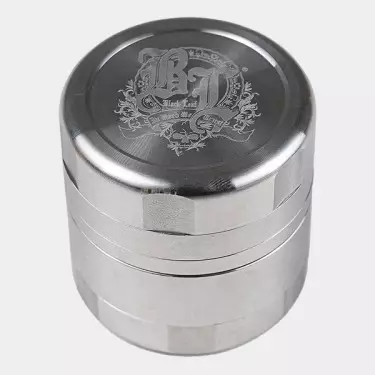 Deluxe Edelstahl-Grinder Schwarz Blatt - GB The Green Brand