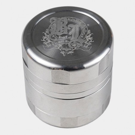 Deluxe Edelstahl-Grinder Schwarz Blatt - GB The Green Brand