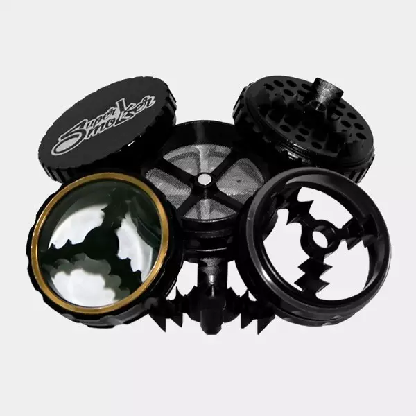 Doppelter Aluminium-Grinder Giza 62mm 5-teilig