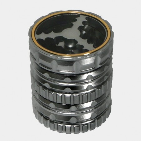 Doppelter Aluminium-Grinder Giza 62mm 5-teilig - GB The Green Brand