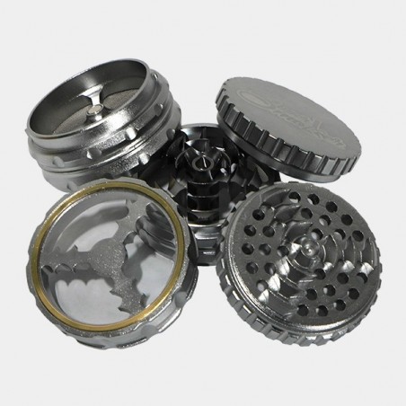 Doppelter Aluminium-Grinder Giza 62mm 5-teilig - GB The Green Brand