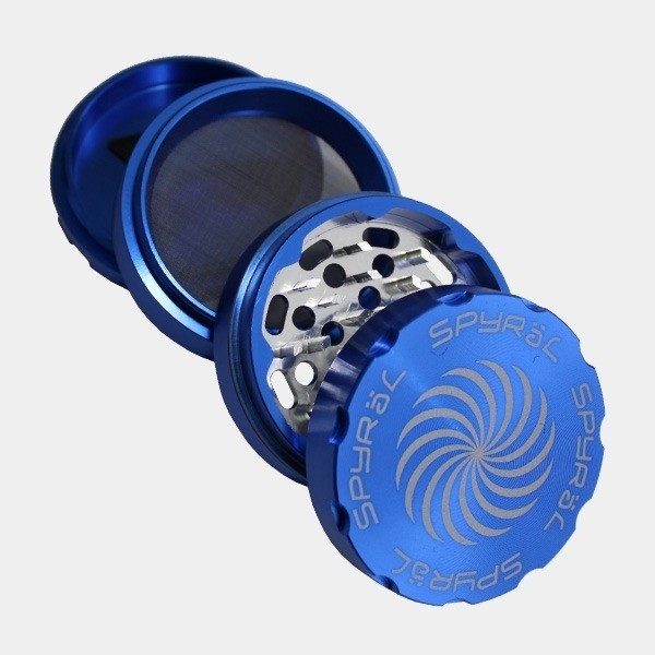 Grinder Spyral 55 mm, 4-teilig, dunkelblau
