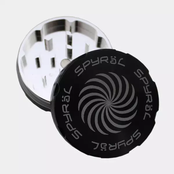 Grinder Spyral 55mm 2 Teile aus Aluminium - GB The Green Brand