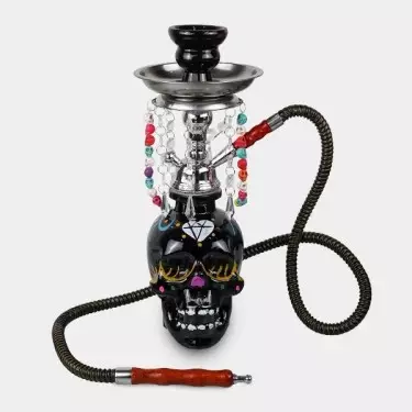 Mexi Shisha 32 cm - Totenkopf-Wasserpfeife von GB The Green Brand