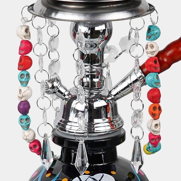 Mexi Shisha 32 cm - Totenkopf-Wasserpfeife von GB The Green Brand