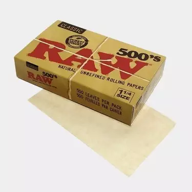 RAW 500 1.1/4 Classic Papier ohne Zusätze - GB The Green Brand