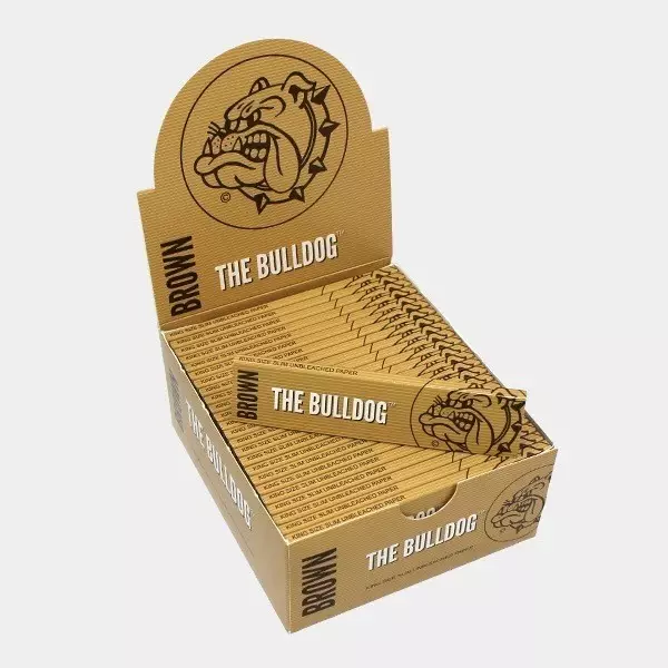King Size Natural The Bulldog Zigarettenpapier display