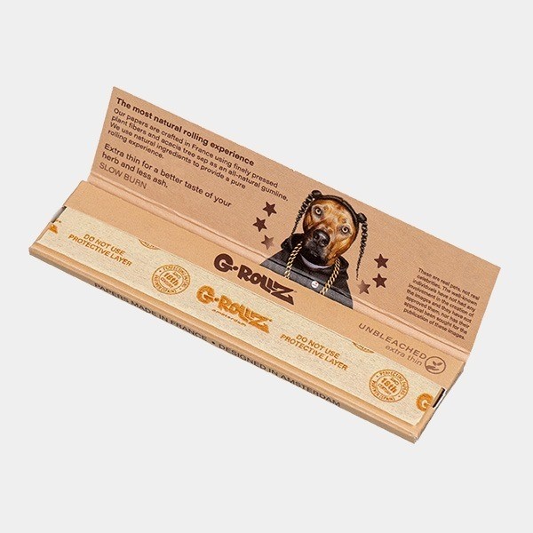 G-Rollz Ungebleichtes King Size Papier