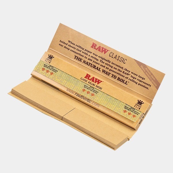 View Raw King Size CONNOSIEUR Packung mit 24 Heftchen - Günstig wachsen