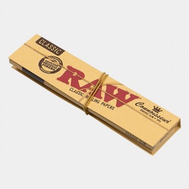 Raw King Size CONNOSIEUR Packung mit 24 Heftchen - Günstig wachsen
