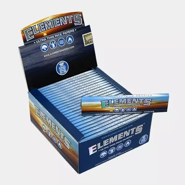 King Size Elements weißes Reisspapier - Günstig kaufen