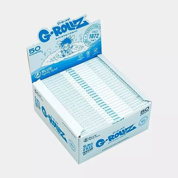 G-Rollz Blue King Size Papier display