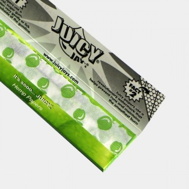 Juicy Jay's Flavored Rolling Papers grüner Apfel geöffnet