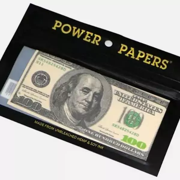 Zigarettenpapier mit Banknoten-Design - GB The Green Brand