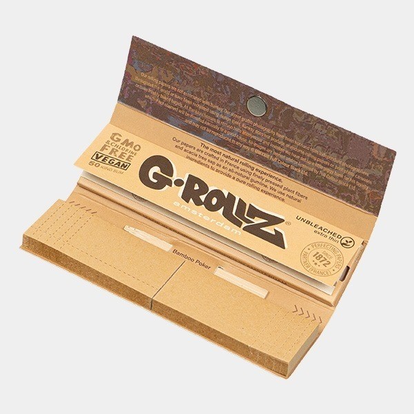King Size Papier + Ungebleichter Filter G-Rollz rude copper öffnen
