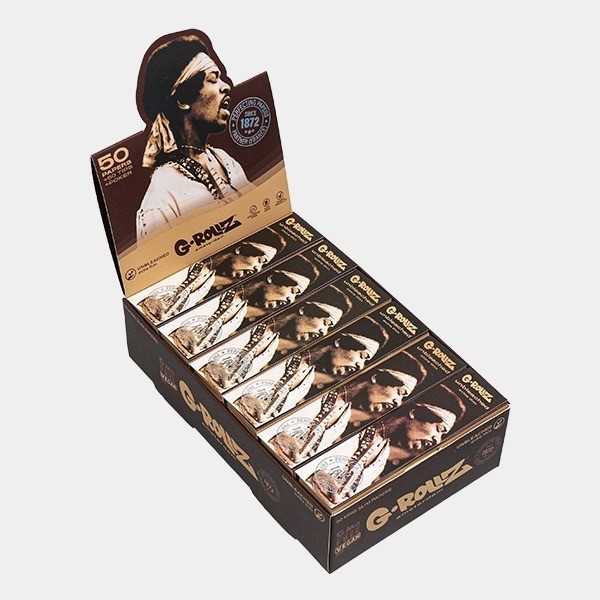 King Size Papier + Ungebleichter Filter G-Rollz serenade display