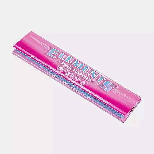 Elements Pink Rosenrotes Liar-Papier in Kingsize - GB The Green Brand